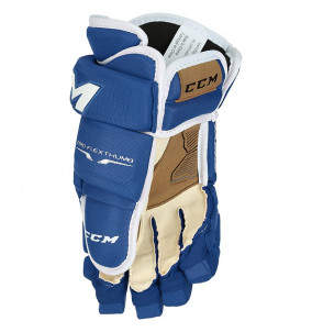 Hokejové rukavice CCM TACKS 4R PRO SR BLU-WHT